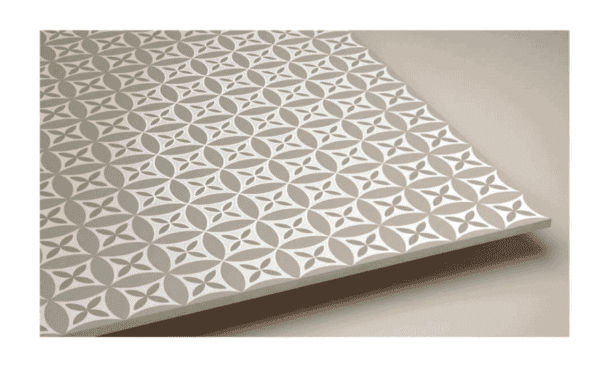 Moroccan Tiles 600x600mm Peral Grid Sand Grey - Image 2