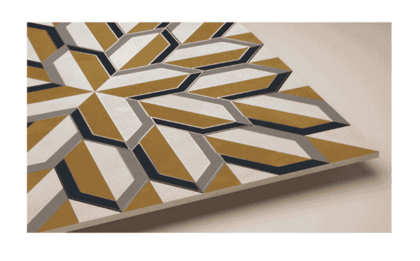 Moroccan Tiles 600x600mm Stardust Pine Cone - Image 2