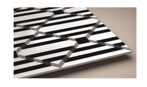 Moroccan Tiles 600x600mm Monochrome Illusion - Image 2