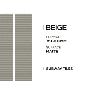 Fluted Tiles 75x300mm