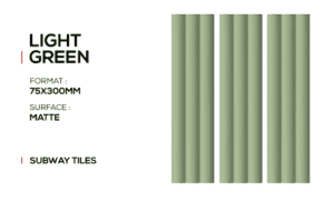 Fluted Tiles 75x300mm