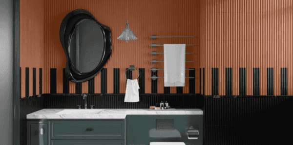 Fluted Tiles 75x300mm Tron Collection in Multi Color - Image 2