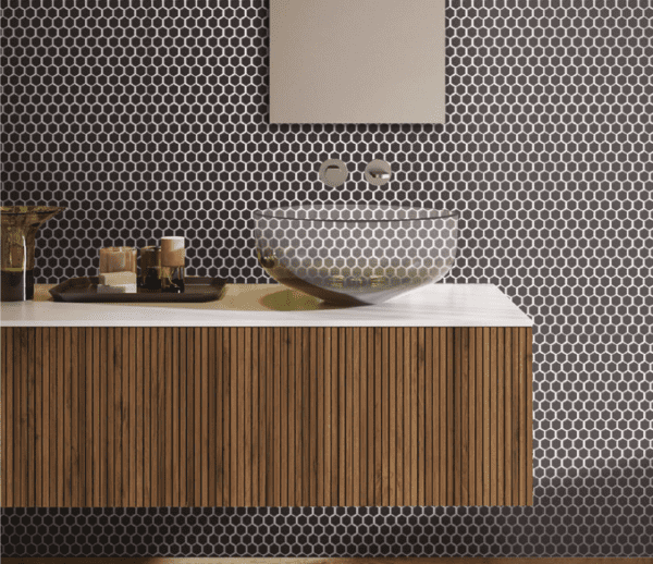 Hexagon Mosaic Tiles for Wall 255x295mm - Image 2