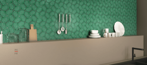 Fish Scale Mosaic Tiles