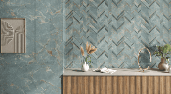 Meraki 600x1200mm Tiles for Floor and Walls –  2x4 Tiles Marmer Chevron - Image 4