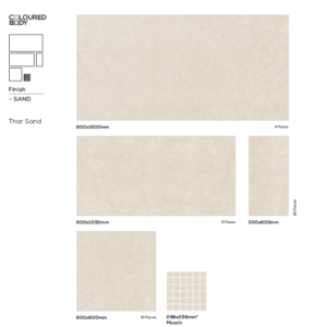 600x1200mm Tiles