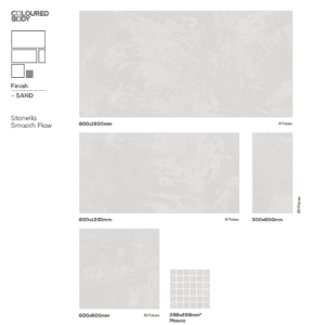 600x1200mm Tiles