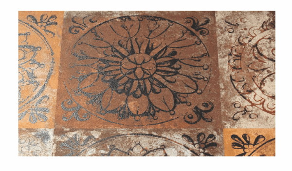 2x4 tiles Ethnic Jet Stream