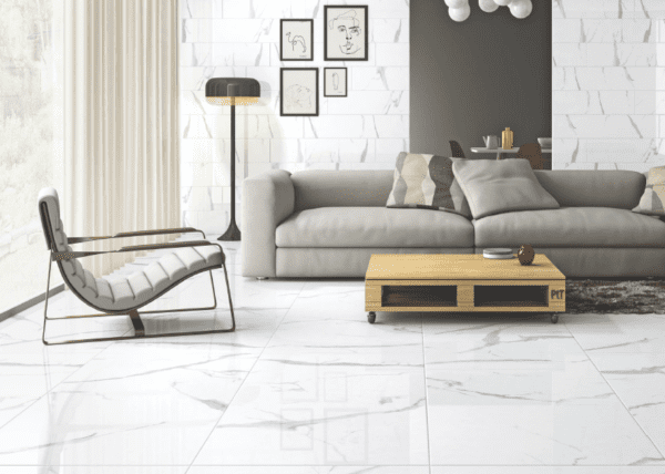 Statuaria Jupiter 2x4 tiles