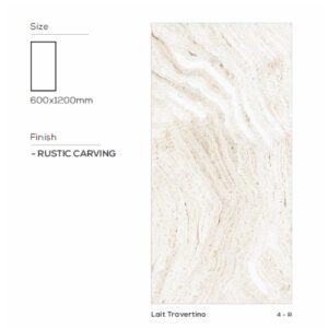 lait Travertion 2x4 Tiles