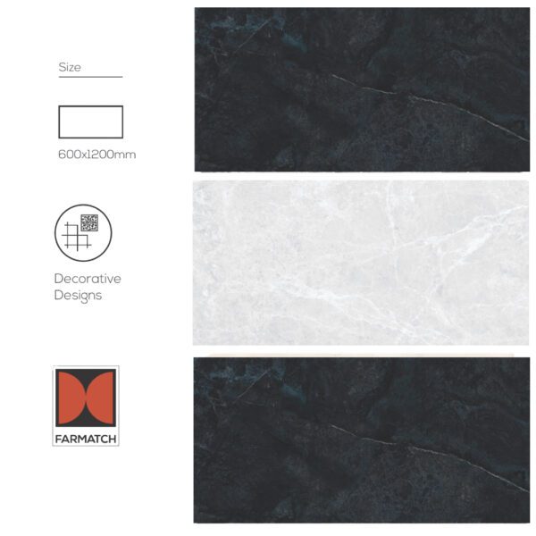 600x1200mm Tiles