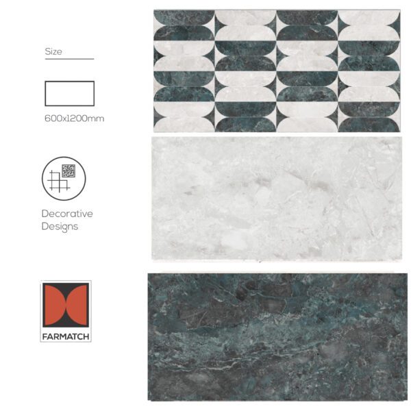 600x1200mm Tiles