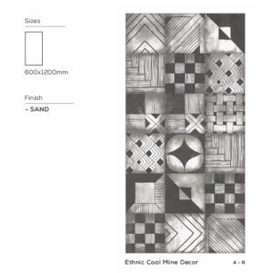 2x4 tiles Ethnic Jet Stream