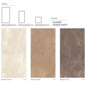 Oceanic Crema 2x4 Tiles