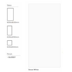 Supreme White 2x4 tiles