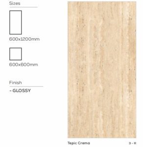Tepic Crema 2x4 Tiles