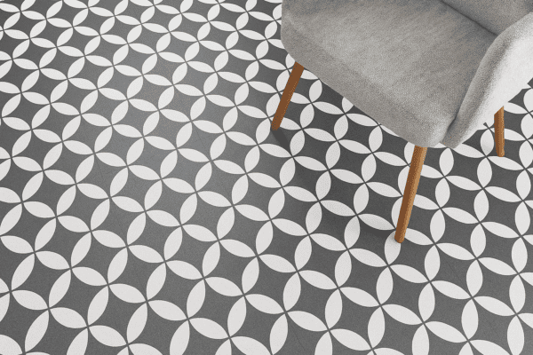 Monochrome Cric 300x300mm Moroccan Tiles for Floor and Wall - Image 3