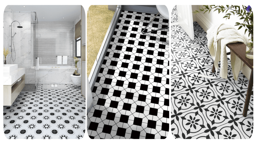 Black and White tiles