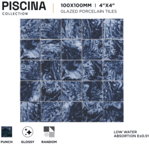 100x100mm Swimming Pool Tiles