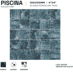 100x100mm Swimming Pool Tiles