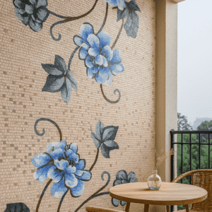 hand cut mosaic tiles