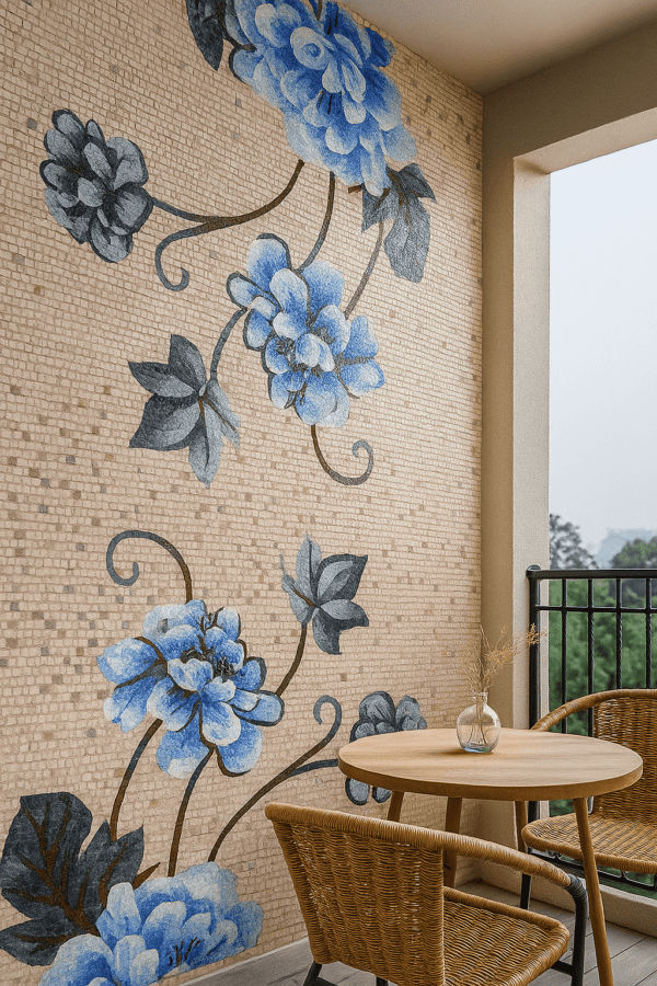 hand cut mosaic tiles