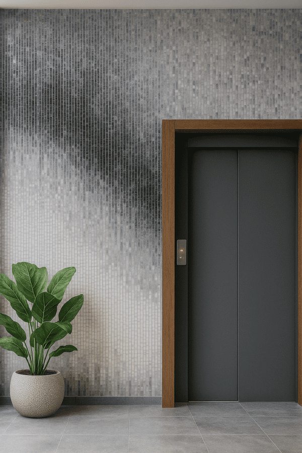 Printed Hand-Cut Murals Mosaic Tiles for Wall - FS-PRM-5059 - Image 2