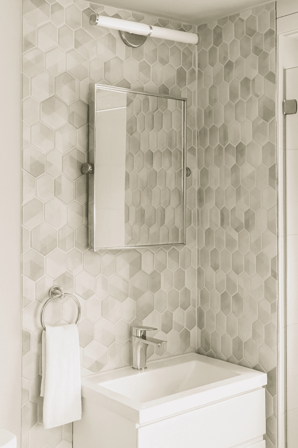 Hexagon 350mmx294mm Mosaic Tiles