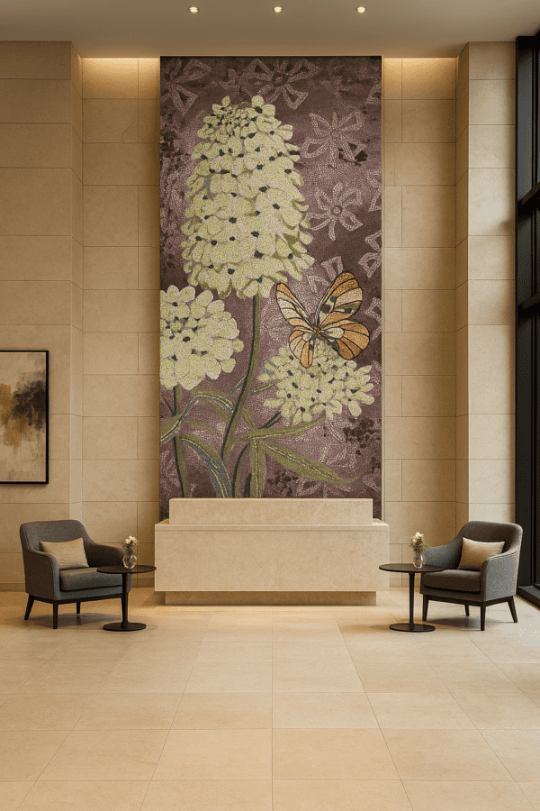 hand cut mosaic tiles