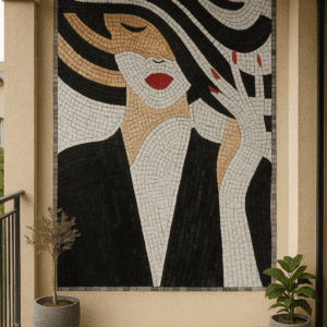 hand cut mosaic tiles