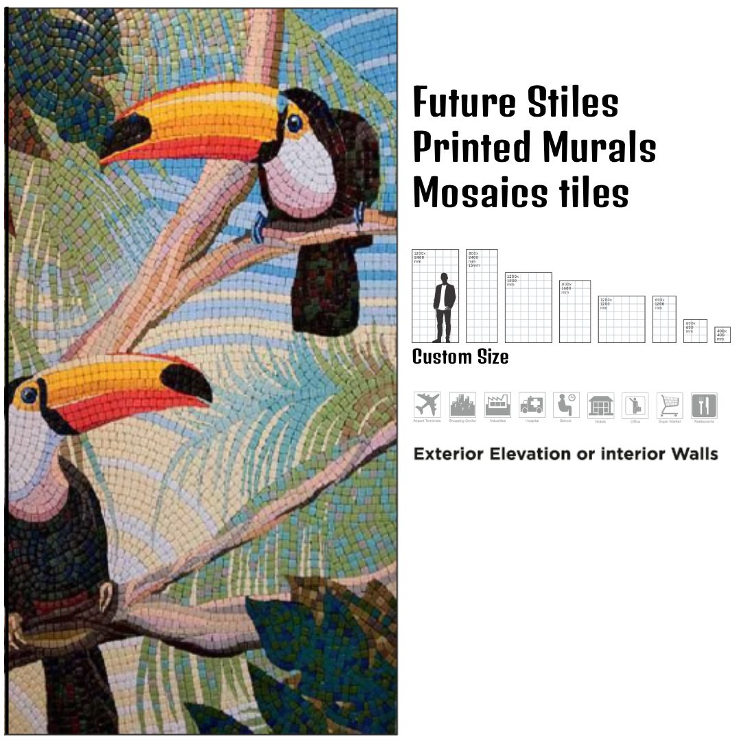 hand cut mosaic tiles