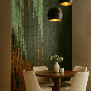 hand cut mosaic tiles