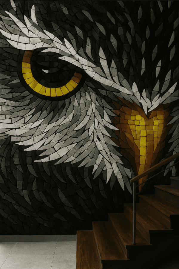 hand cut mosaic tiles
