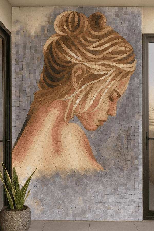 hand cut mosaic tiles