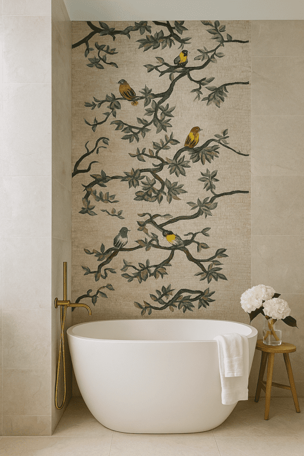 hand cut mosaic tiles