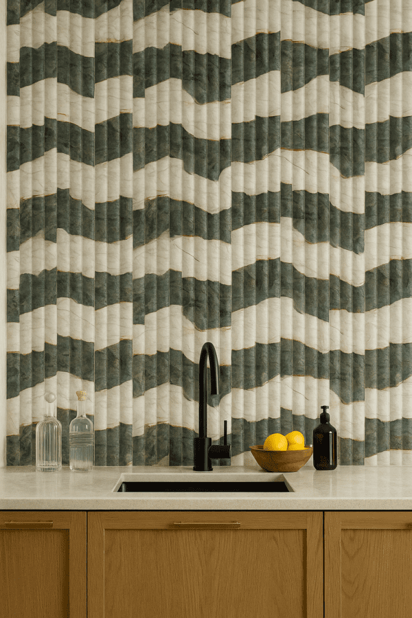 Fluted Tiles 75x300mm