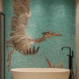 hand cut mosaic tiles