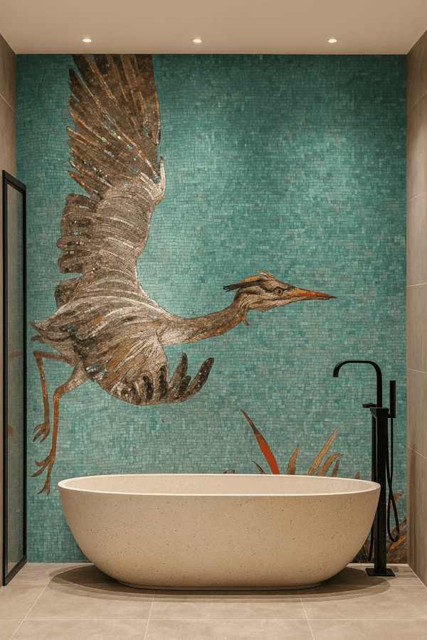 hand cut mosaic tiles