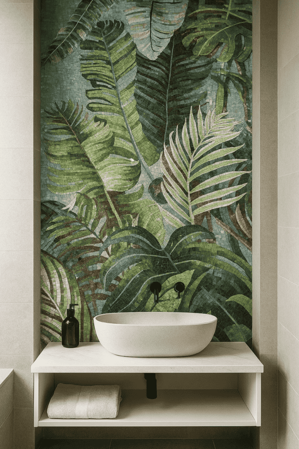 hand cut mosaic tiles