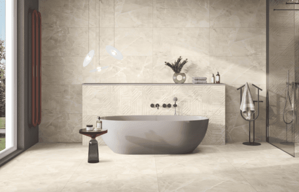Lush Plus 600x1200mm Tiles for Floors and Walls | Opal Beige & Decor - Image 2