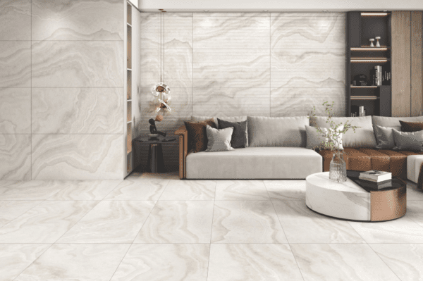 Lush Plus 600x1200mm Tiles for Floors and Walls | Arena Bianco - Image 2