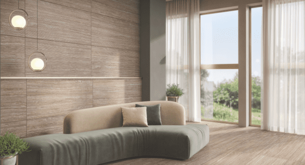 Lush Plus 600x1200mm Tiles for Floors and Walls | Travertine Dull Brich - Image 2