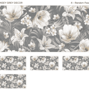 Linsey Grey Decor 600x1200mm Tiles