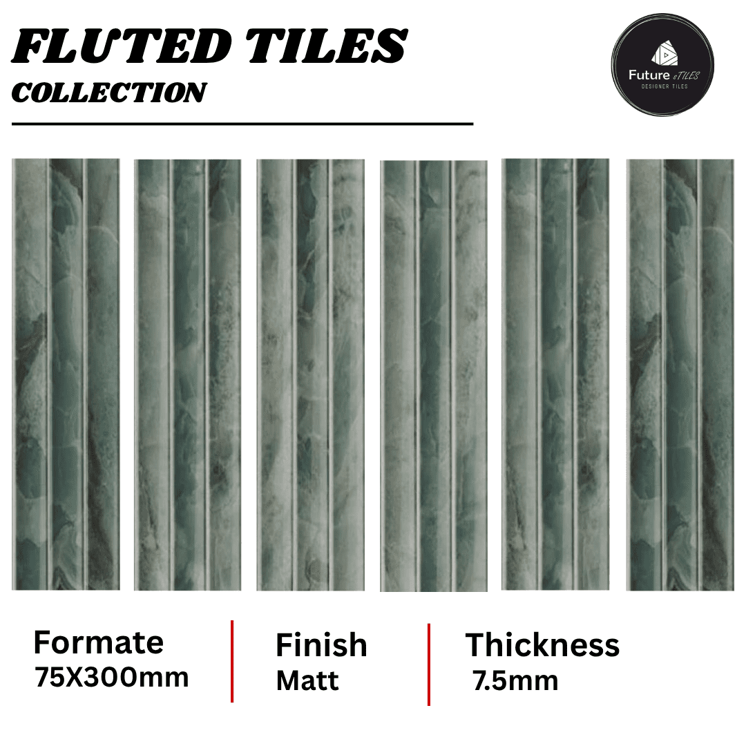 Fluted Tiles 75x300mm