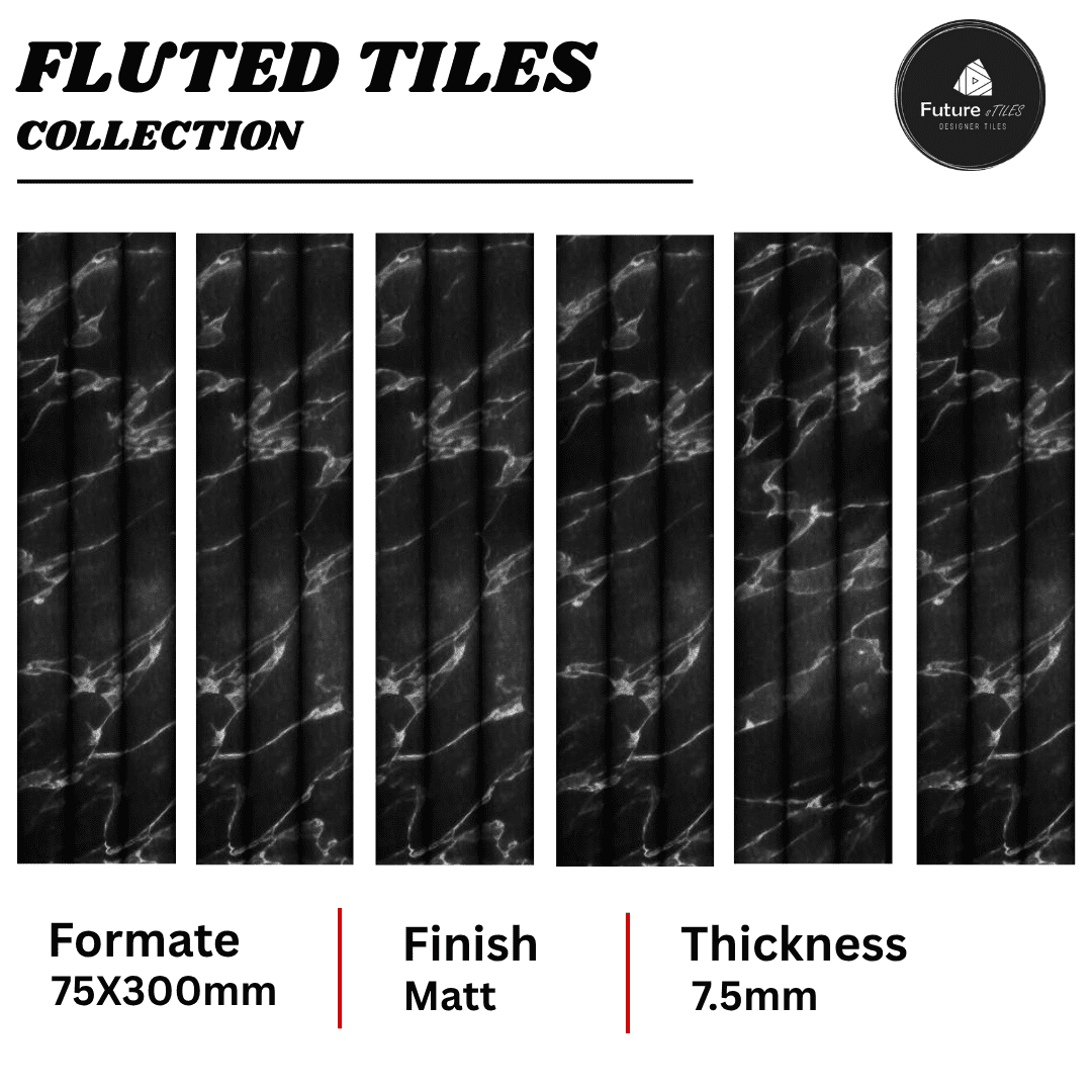 Fluted Tiles 75x300mm