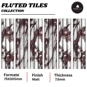 Fluted Tiles 75x300mm