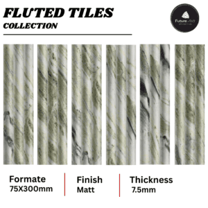 Fluted Tiles 75x300mm