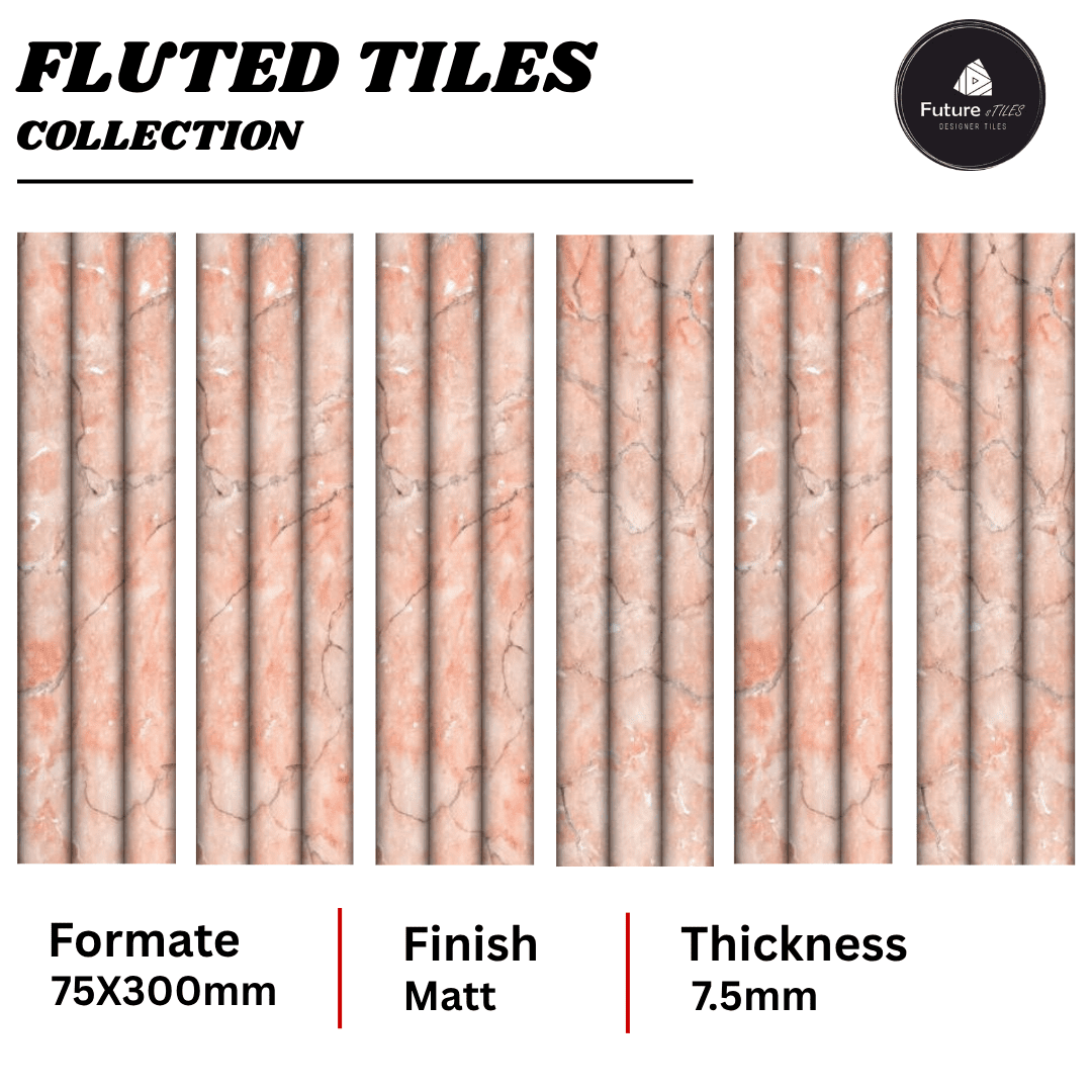 Fluted Tiles 75x300mm