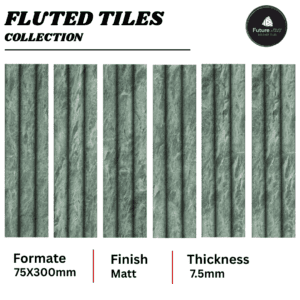 Fluted Tiles 75x300mm