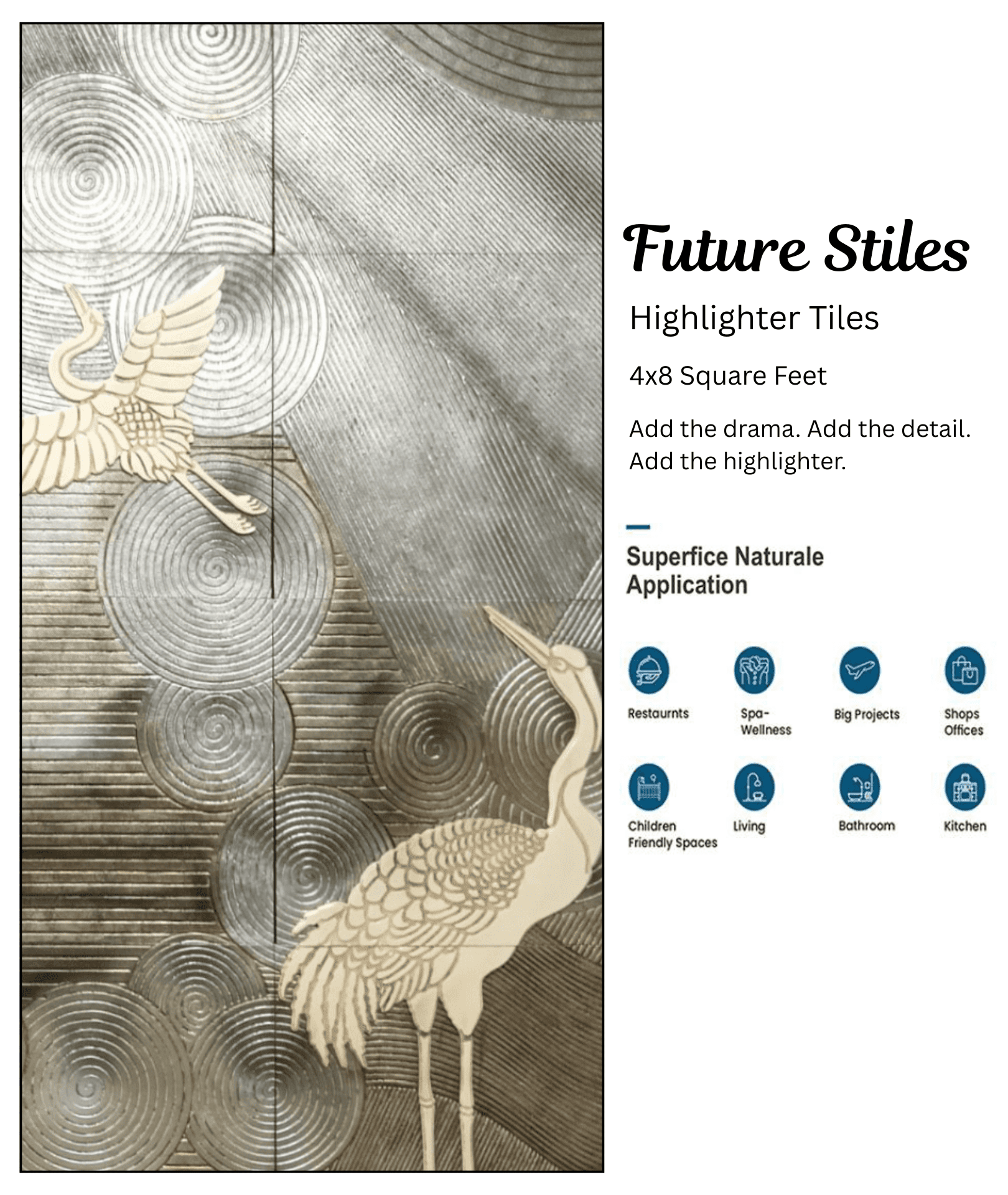 Highlighter Tiles for wall